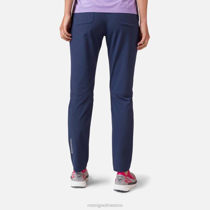 mujer Rossignol pantalones ligeros HPXL926 fondos azul marino oscuro