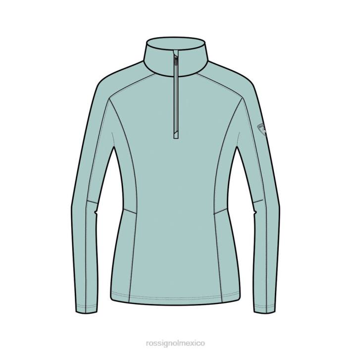 mujer Rossignol Classique 1/2 capa con cremallera. HPXL1125 tapas agua