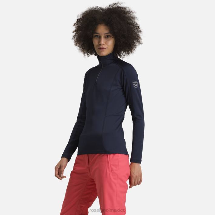 mujer Rossignol Classique 1/2 capa con cremallera. HPXL718 tapas eclipse