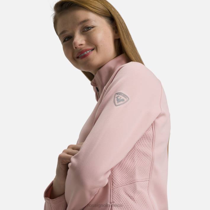 mujer Rossignol capa climática clásica HPXL1034 tapas rosa empolvado