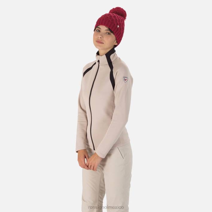 mujer Rossignol polar aéreo con cremallera completa HPXL992 tapas paloma salvaje