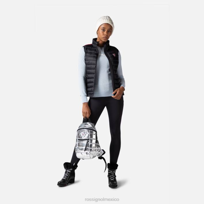 mujer Rossignol suéter de punto característico HPXL904 tapas glaciar