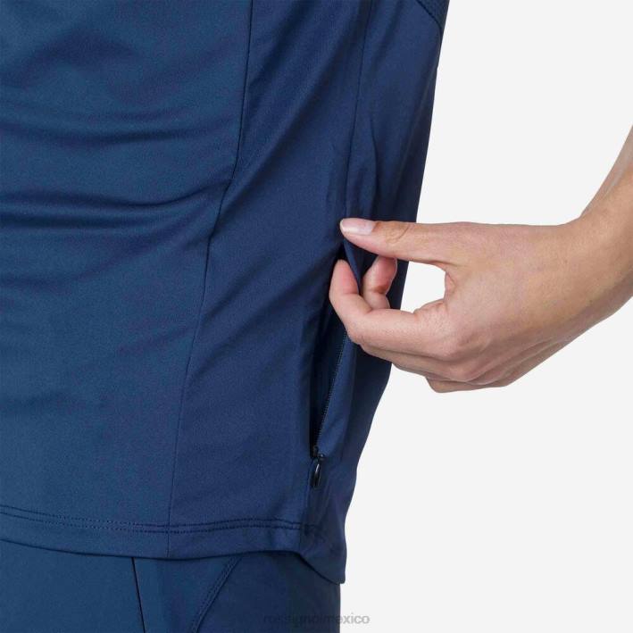 mujer Rossignol Jersey de manga corta con ajuste relajado. HPXL853 tapas azul marino oscuro