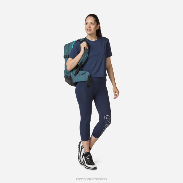 mujer Rossignol camiseta activa HPXL906 tapas azul marino oscuro