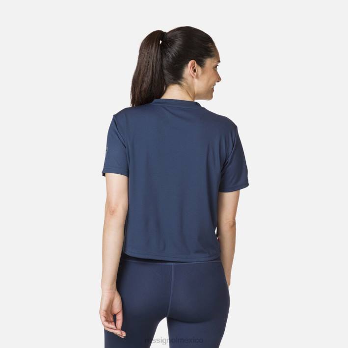mujer Rossignol camiseta activa HPXL906 tapas azul marino oscuro