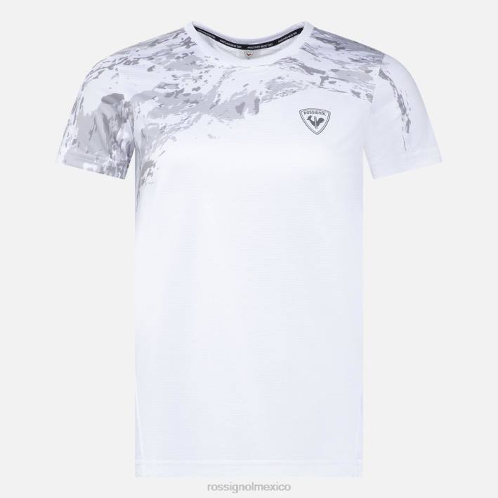 mujer Rossignol camiseta ligera HPXL841 tapas blanco