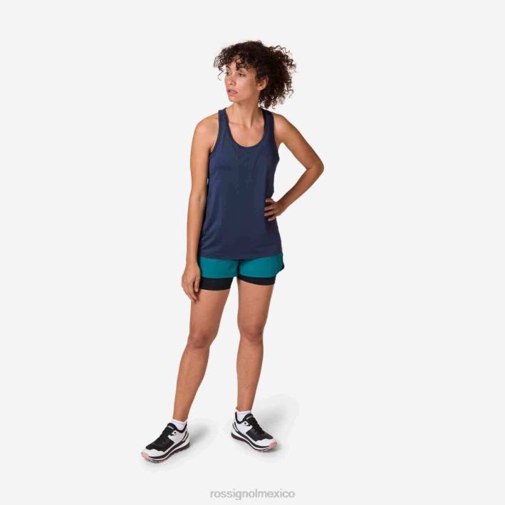 mujer Rossignol camiseta sin mangas tecnológica HPXL690 tapas azul marino oscuro