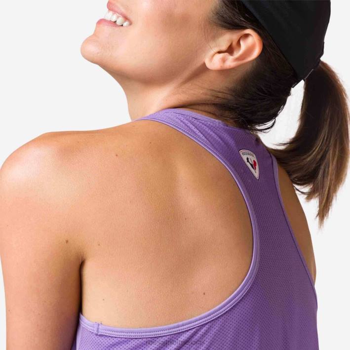 mujer Rossignol camiseta sin mangas tecnológica HPXL874 tapas francéslila