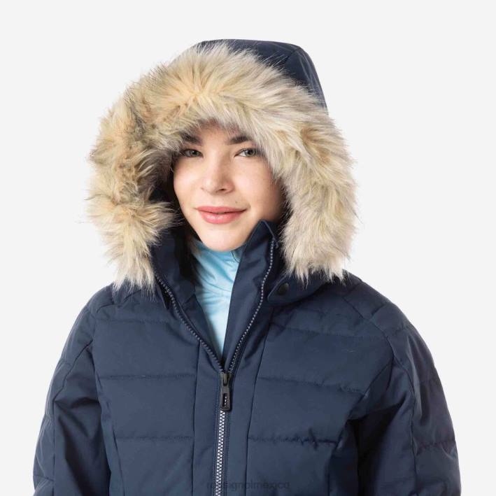 chicas Rossignol chaqueta de esquí de poliéster HPXL1175 tapas azul marino oscuro