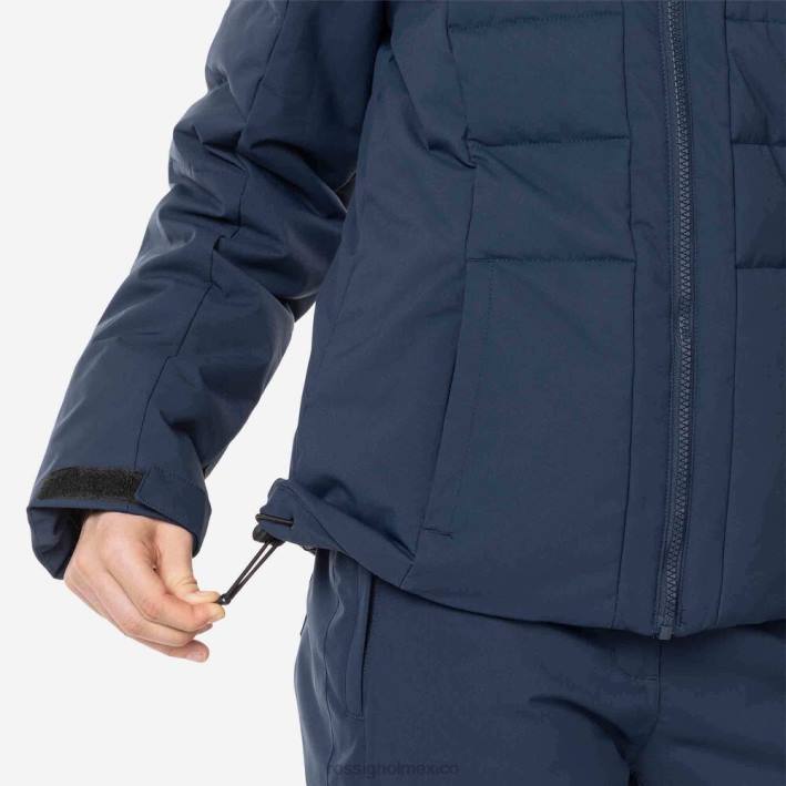 chicas Rossignol chaqueta de esquí de poliéster HPXL1175 tapas azul marino oscuro