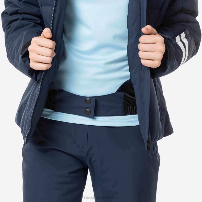 chicas Rossignol chaqueta de esquí de poliéster HPXL1175 tapas azul marino oscuro