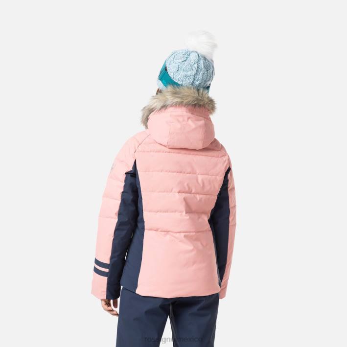 chicas Rossignol chaqueta de esquí de poliéster HPXL1182 tapas rosa cooper
