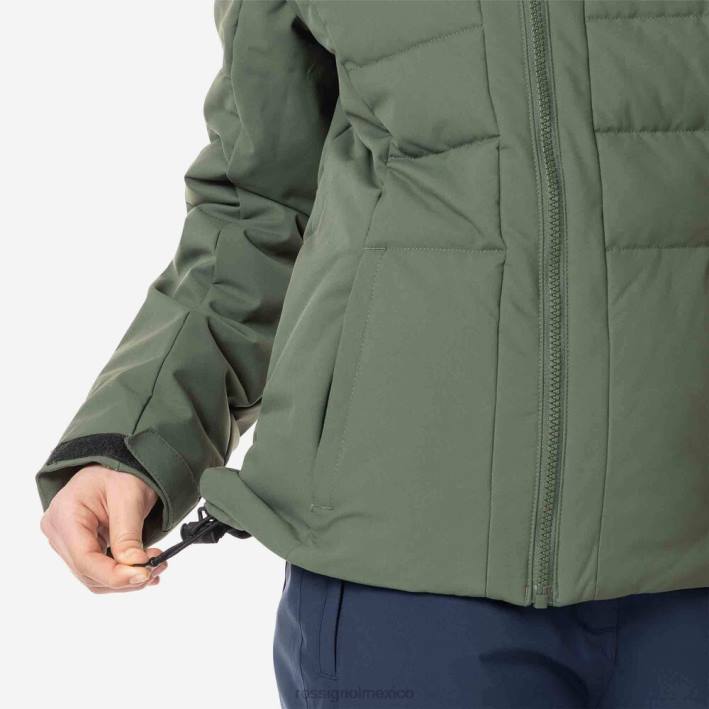 chicas Rossignol chaqueta de esquí de poliéster HPXL1184 tapas verde ébano