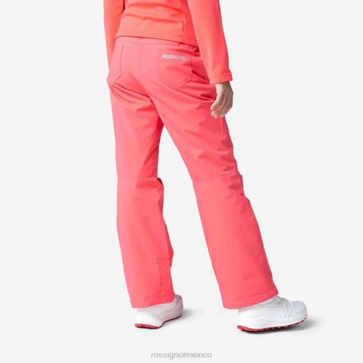 chicas Rossignol pantalones de esquí HPXL1159 fondos rosalevantamiento
