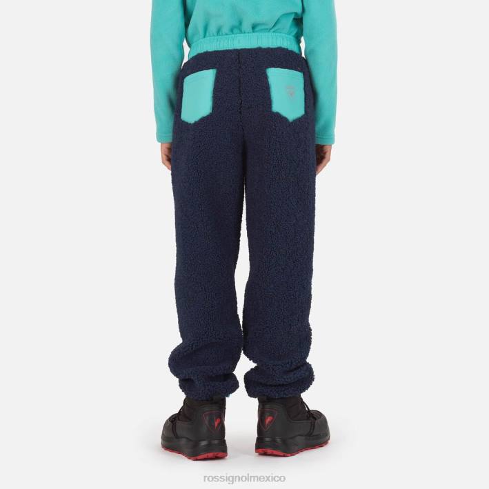 jóvenes Rossignol pantalones de lana HPXL1135 fondos azul marino oscuro