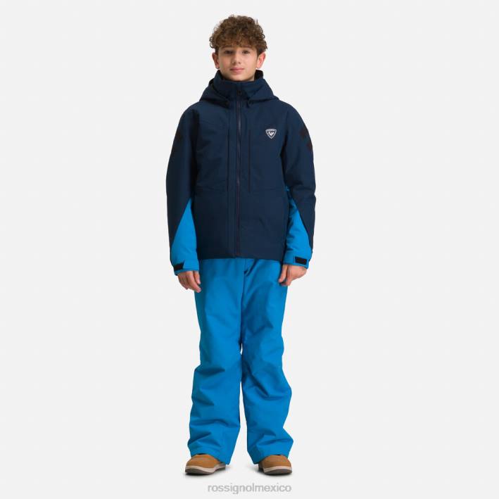 Niños Rossignol chaqueta de esquí HPXL1239 tapas azul marino oscuro