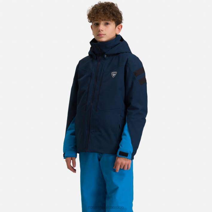 Niños Rossignol chaqueta de esquí HPXL1239 tapas azul marino oscuro