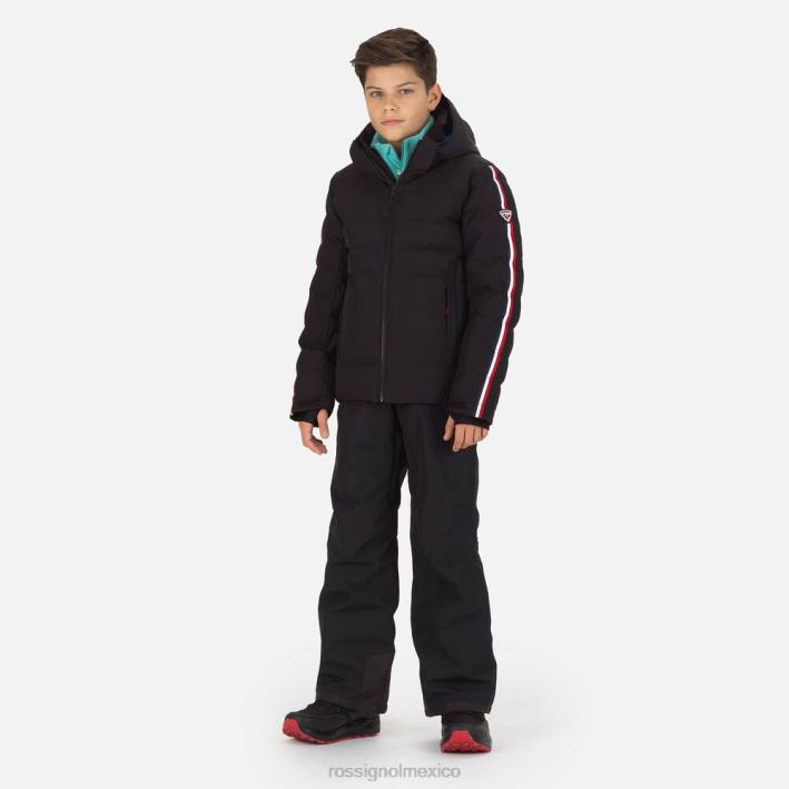 Niños Rossignol chaqueta de esquí hiver polidown HPXL1201 tapas negro