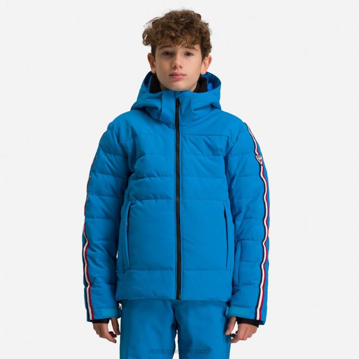 Niños Rossignol chaqueta de esquí hiver polidown HPXL1231 tapas azul