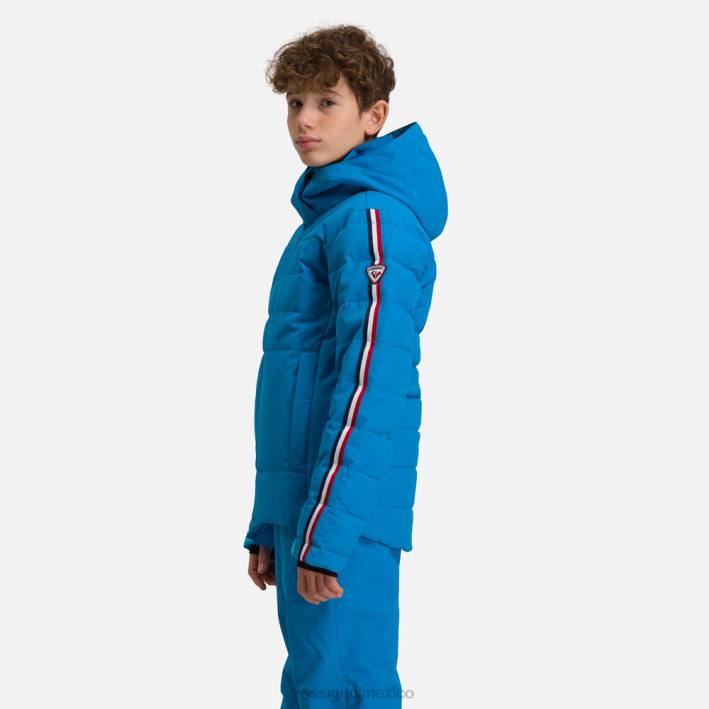 Niños Rossignol chaqueta de esquí hiver polidown HPXL1231 tapas azul