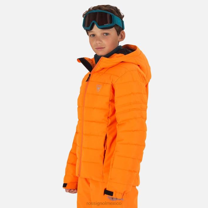 Niños Rossignol chaqueta de esquí rápida HPXL1158 tapas mango