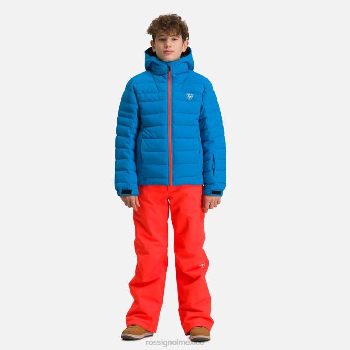 Niños Rossignol chaqueta de esquí rápida HPXL1209 tapas azul