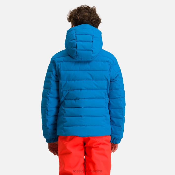 Niños Rossignol chaqueta de esquí rápida HPXL1209 tapas azul