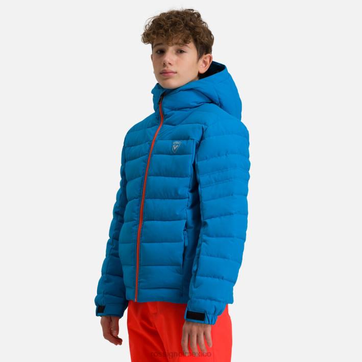 Niños Rossignol chaqueta de esquí rápida HPXL1209 tapas azul