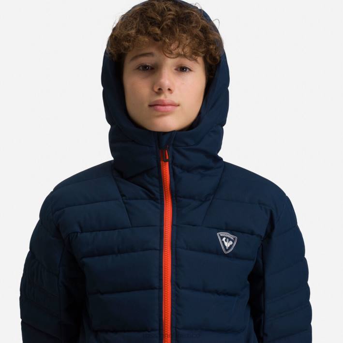 Niños Rossignol chaqueta de esquí rápida HPXL1214 tapas azul marino oscuro