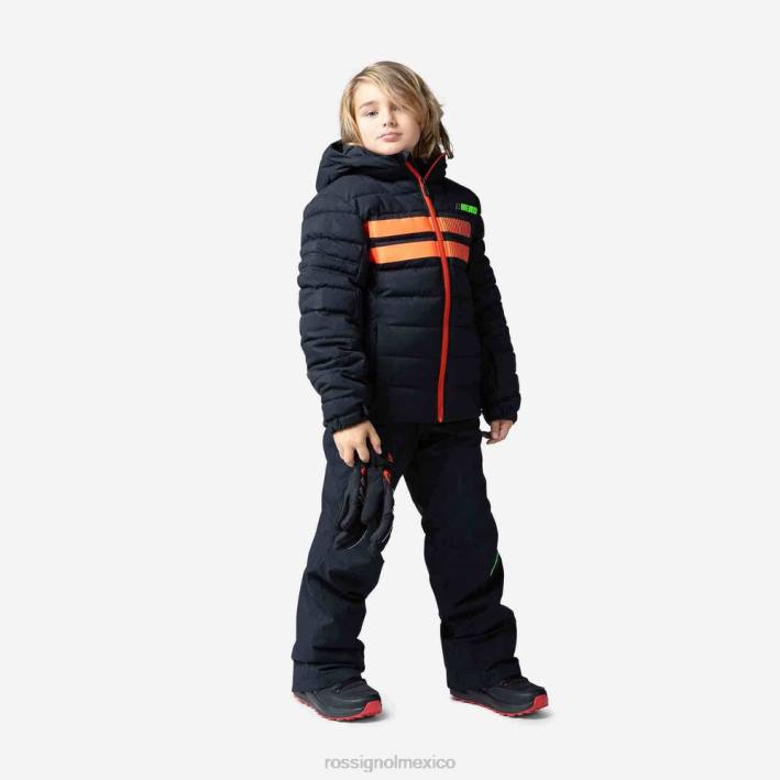 Niños Rossignol chaqueta de esquí rapide hero HPXL1222 tapas negro
