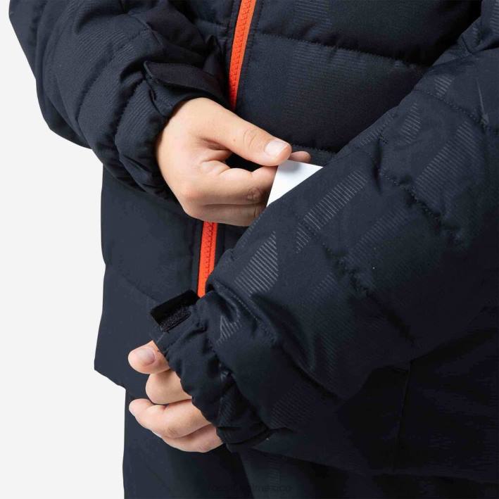 Niños Rossignol chaqueta de esquí rapide hero HPXL1222 tapas negro