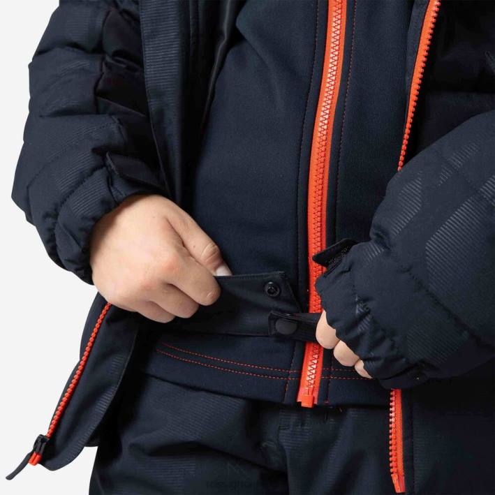 Niños Rossignol chaqueta de esquí rapide hero HPXL1222 tapas negro