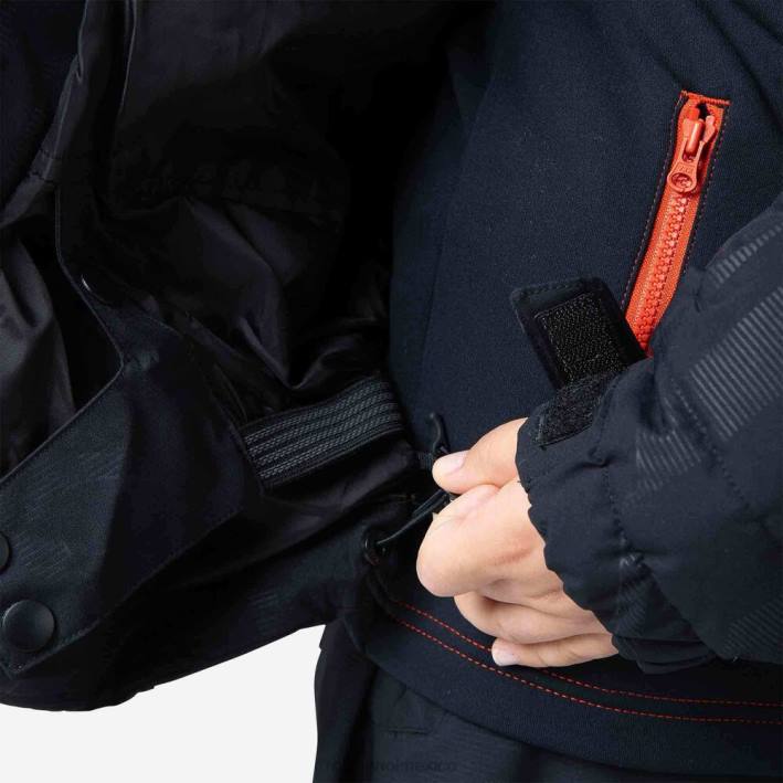 Niños Rossignol chaqueta de esquí rapide hero HPXL1222 tapas negro
