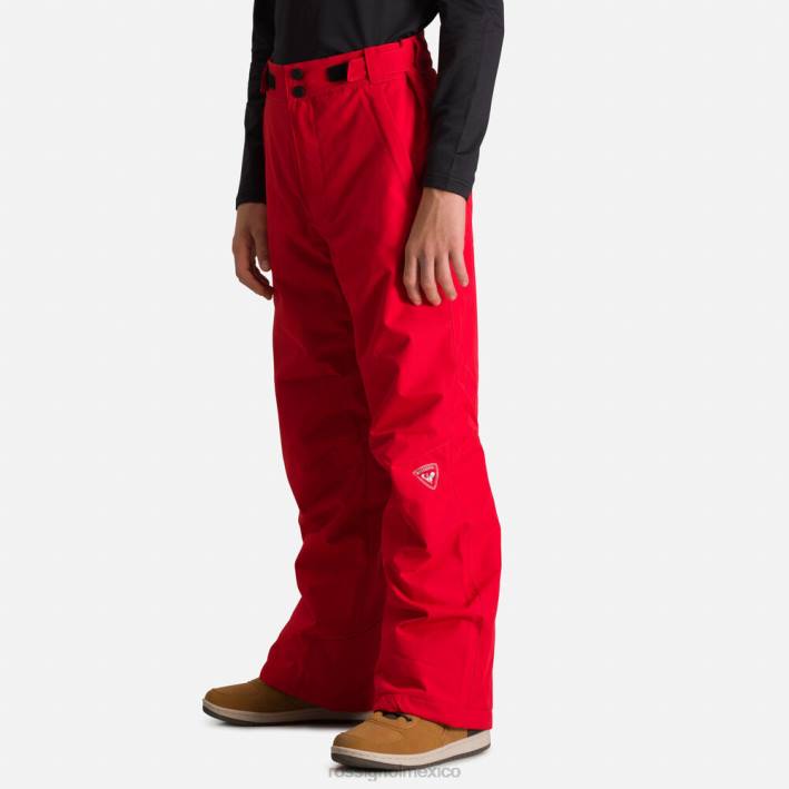 Niños Rossignol pantalones de esquí HPXL1216 fondos deportivorojo