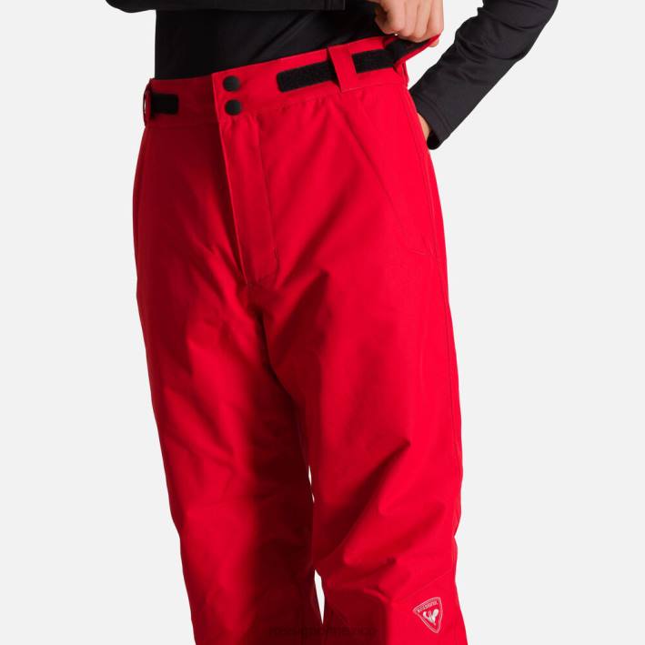 Niños Rossignol pantalones de esquí HPXL1216 fondos deportivorojo