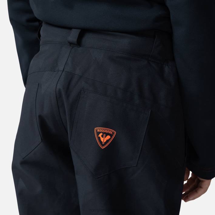Niños Rossignol pantalones de esquí héroe HPXL1215 fondos negro