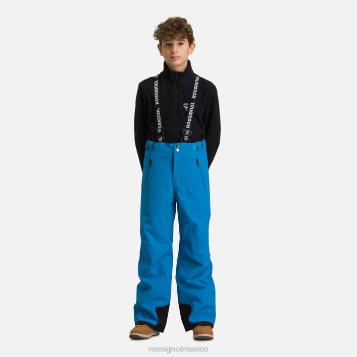 Niños Rossignol pantalones de esquí hiver HPXL1233 fondos azul