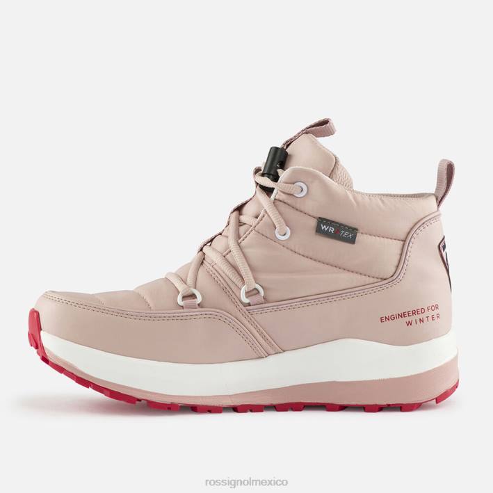 unisexo Rossignol botas impermeables para apres ski resort HPXL749 calzado rosa empolvado