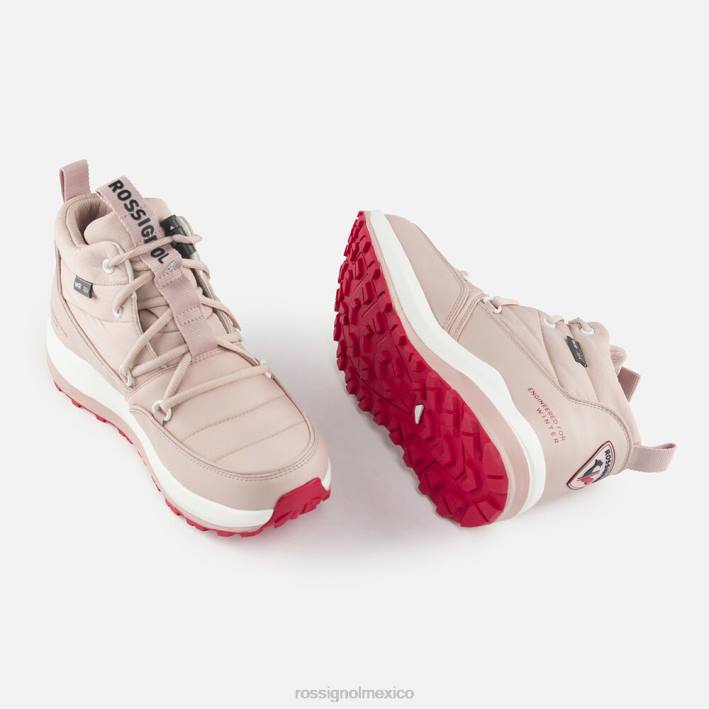 unisexo Rossignol botas impermeables para apres ski resort HPXL749 calzado rosa empolvado