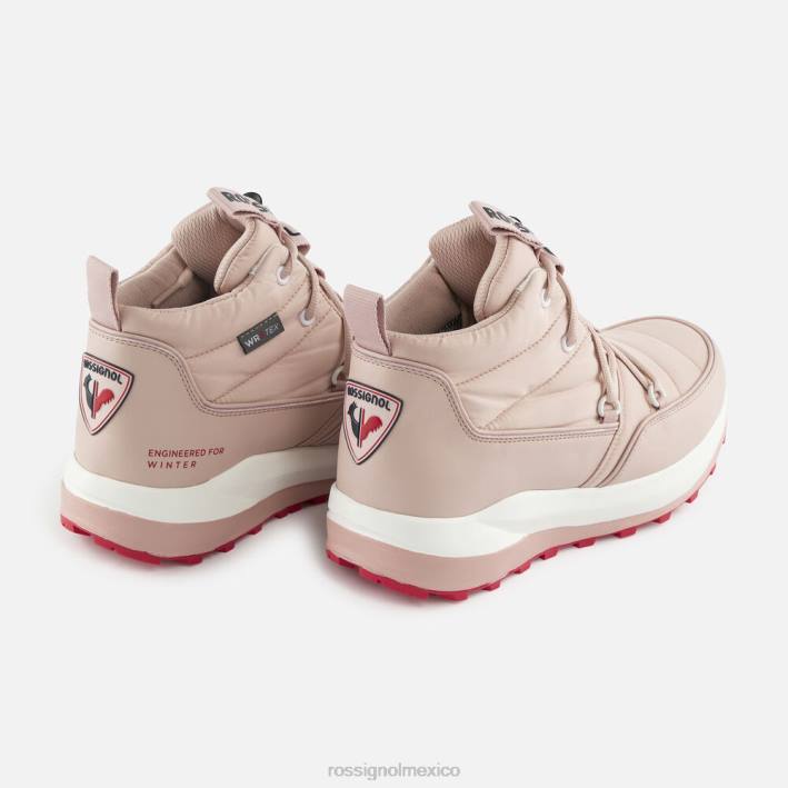 unisexo Rossignol botas impermeables para apres ski resort HPXL749 calzado rosa empolvado