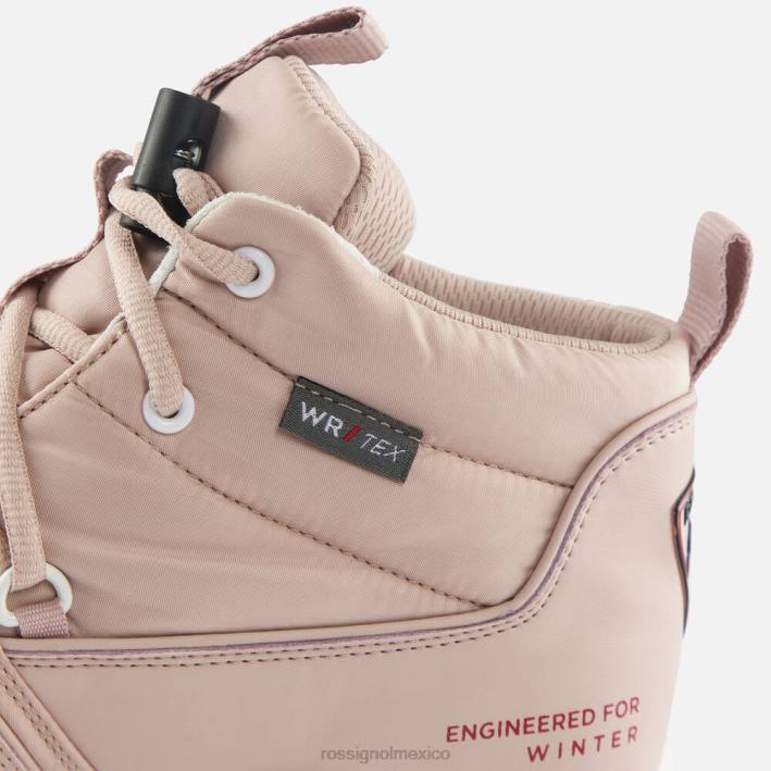 unisexo Rossignol botas impermeables para apres ski resort HPXL749 calzado rosa empolvado